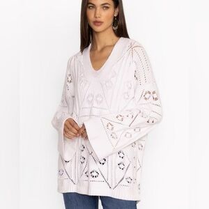 Johnny Was White Knit Sweater